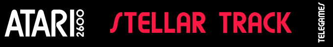 Stellar Track logo for Atari 2600